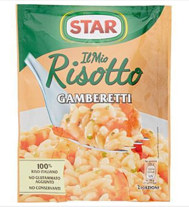 Arroz con camarones 175gr star RISOTTO