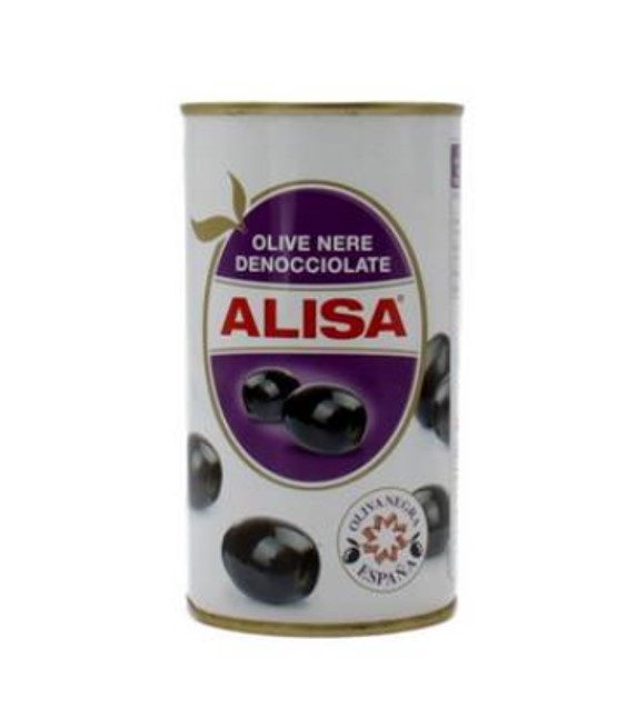 Aceitunas negras sin hueso 340 gr ALISA